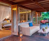 Villa Hartland Estate, Joglo Bedroom Living Terrace